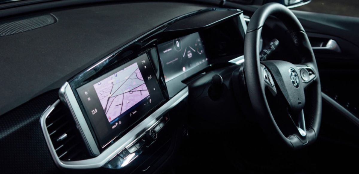 Interior of a Vauxhall Grandland